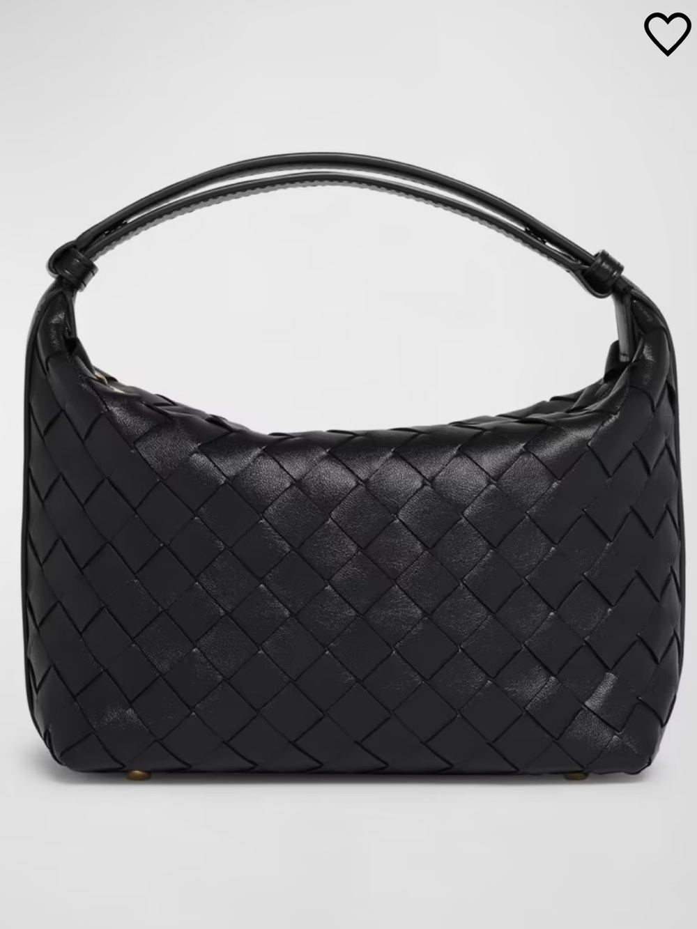 Bottega Veneta Mini Wallace in Black
